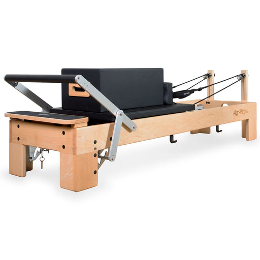 M8-Pro - Reformer de Pilates de madera de arce con cajón para sentarse