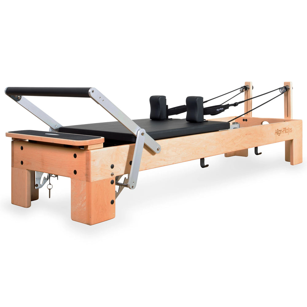 M8-Pro - Reformer de Pilates de madera de arce con cajón para sentarse
