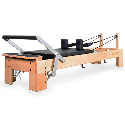 M8-Pro - Reformer de Pilates de madera de arce con cajón para sentarse